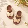 Sandalias de Velcro para Niñas Pequeñas, Transpirables y Ligeras, Ropa para Exteriores, Multicolor, Mariposa 3D, Estilo Retro Pastoral