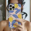 Morandi Rosa Claro Limón Planta Iphone18Pro Chicas Nuevo Estuche para Teléfono Móvil Apple 16Pro Película Estuche Rígido