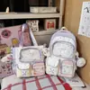 Set de Mochila Bicolor Modelo Nuevo Primavera 2026 para Estudiantes de Primaria y Secundaria, Bolsa de Tutoría de Estilo Alto Dopamina para Estudiantes de Secundaria