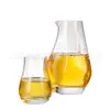 Jarra de Cristal Juego de Copas de Vino para el Hogar Chino Lujo Ligero Gama Alta Copas de Baijiu Vasos de Chupito Accesorios para Vino