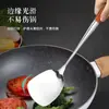 Juego de Espátula y Cuchara para Cocinar de Acero Inoxidable 201 con Mango Largo de Palo de Rosa, Utensilios de Cocina Anti-Escaldaduras, Espátula para Freír, Cuchara para Sopa, Cuchara Ranurada