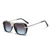Gafas de sol Saibo metal ins punk para hombre retro personalizadas nuevas doble puente para mujer transfronterizas europeas y americanas 2394