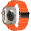 Para Apple Watch Ultra 2 Correa Marina iWatch 9 Apple S10 Watch S9 Silicona 10 Nuevo S8