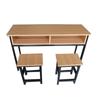 Organización de Entrenamiento de Escritorio Individual y Doble Mesa Larga Cubo Doble Gestionado Mesa de Escritura de Dos Pisos Mesa de Tutoría para Aula para Estudiantes de Primaria y Secundaria