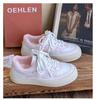 Baikuang 2022 Novos Sapatos da Moda All-match Estudante Casual Board Shoes ins Street Shot Hong Kong Estilo Branco Board Shoes B- 8959