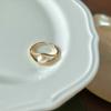 Anillo de Perla Conejito 2022 Nuevo de Moda Estilo Hepburn Celebridad de Internet Anillo Popular Diseño de Nicho Femenino Sentido de Alta Gama
