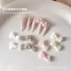 Joyería para Uñas de Moño Estilo Nuevo de Celebridad de Internet Mariposa de Gasa Hecho a Mano Fantasía Corbata de Moño Decoración de Uñas Venta al por Mayor