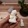 Fruta Bodhi Marfim DIY Base de Lótus Bebê Buda 240/Conjunto Enfeites Bodhisattva Pet de Chá Artesanato Decorações para Pendurar no Carro