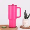 Copo de Gelo Big Mac 40oz Transfronteiriço Grande Capacidade Copo Térmico com Canudo Camada Dupla Armazenamento Frio Aço Inoxidável 304 Copo para Carro