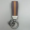 Pingente Chaveiro de Carro Popular da Amazon Chaveiro de Tira Listrada Colorida de Nylon Chaveiro de Carro Masculino e Feminino Presente