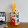Venta al por mayor del fabricante Bolso de mano artístico de moda Bolso de lona Bolso tipo cubo de gran capacidad para mujer 2026 Nuevo Bolso para almuerzo de trabajo