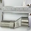 Aço Inoxidável 304 Alongado Curvo Para Pé Dobradiça Parafuso Excêntrico 4*6 Diâmetro Variável Chuveiro Torneira de Chuveiro Peças de Conexão do Pé