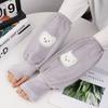 Novo Manguito Quente para Mãos Luvas Femininas Quentes à Prova de Frio Peça Única Dois em Um Manguito Inverno Manguito de Braço Outono e Inverno