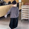 Camiseta Base para Niños con Forro de Felpa, Camiseta de Manga Larga Engrosada para Niños, Nuevo Estilo Otoño e Invierno, Camiseta Térmica de Manga Larga con Cuello Medio Alto para Niños Pequeños