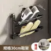 Zapatero Plegable Montado en Puerta, Soporte para Pantuflas Montado en Pared, Solución de Almacenamiento Multicapa para Baño, Organizador de Zapatos Ahorrador de Espacio para Dormitorio