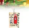 Regalos de Navidad 2024-Papá Noel Billetera de Navidad Colgante de Billetera Decoraciones de Árbol de Navidad