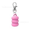 Llavero con clip portátil para tapa de bálsamo labial GLOSSGRL Tapa para llavero de brillo de labios