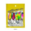 Señuelo Cebo Cuchara de Colores Señuelo con Forma de Cuchara Anzuelo Único Spinner 3.8g Cebo Artificial Cebo Duro Equipo de Pesca para Boca de Caballo, Pez Mandarín, Trucha