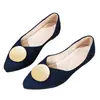 Comercio electrónico transfronterizo, talla grande, nueva colección primavera/otoño 2026, punta poco profunda, punta fina, mocasines de moda y versátiles para mujer, suela plana, zapatos de suela blanda