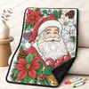 Manta de Grafite do Papai Noel Transfronteiriça Manta de Grafite DIY para Crianças Manta de Pintura Personalizada para Atividade Pais e Filhos Colorin