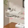 Soporte para Router Almacenamiento para Módem Óptico Decodificador de TV Gabinete con Disipación de Calor Estante de Almacenamiento de Escritorio Enchufe Soporte para Control Remoto