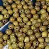 Venta al por mayor de fábrica cuentas de sándalo verde 100 cuentas de sándalo sagrado cuentas para pulsera DIY collar jugar con cuentas cuentas