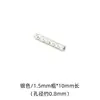 Prata Esterlina S925 Flor de Gipsofila Tubo Espaçador Tubo Reto Pulseira de Pérolas Colar Acessórios de Prata com Contas Feitos à Mão DIY