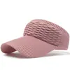 Moda de Verano Combinación Perfecta Gorra Protectora Solar Teñida Deportiva con Parte Superior Vacía Sombrero para el Sol con Protección UV para Correr al Aire Libre para Mujer