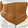 Joia Europeia e Americana Transfronteiriça Moda Versátil Geométrica Borla Pérola Falsa Corrente de Cintura Feminina Praia Casual Corrente Corporal Decoração de Cintura
