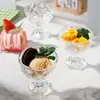 Copa de Helado Harmony House con Base de Pie, Bol de Postre de Vidrio, Taza de Vidrio para Helado, Pudín de Frutas con Yogur Estilo Ins