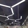 Lustre de Escritório Tira de LED Luz Decorativa Adaptador de Emenda Conector Cruzado de 120 Graus Tira de Luz em Forma de Diamante de 60 graus