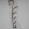 Colgador de Ropa de Pared de Cinco Ganchos para Puerta Trasera Ahorrador de Espacio Sin Clavos Colgador Portátil para Armario Simple Fuerte