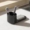Prateleira de Armazenamento para Cozinha com Dispenser de Sabão Tipo Pressionar e Drenagem, Suporte para Pano em Aço Inoxidável, Armazenamento de Detergente, Caixa de Sabão Espessa para Bancada