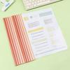 Carpeta de Cajón con Gradiente de Doble Cara para Trabajos Estudiantiles y Papelería, Almacenamiento de Gran Capacidad, Impermeable, Engrosada, Transparente, Carpeta de Archivo A4