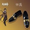 Original God Zhongli COS sapatos cosplay sapatos bidimensionais dinâmicos longa exposição desempenho sapatos de apoio imagens de apoio podem ser fixados