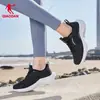 Tênis Esportivo Jordan Tênis de Corrida para Mulheres Outono e Inverno 2026 Couro Preto Leve Tênis de Corrida Impermeável Tênis Casuais Leves com Solado Macio