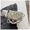 Nova Bolsa de Ombro Casual da Moda com Bolinhas, Aparência Sofisticada, Bolsa Transversal Simples e Versátil, Bolsa de Mão Plissada Estilo Coreano Bolsa de Axila