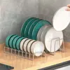 Estante Secador de Platos Transfronterizo Gabinete de Desinfección de Cocina Canasta Deslizante Tipo Cajón Estante de Almacenamiento de Platos de Acero Inoxidable Integrado