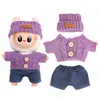 Adecuado para Ropa de Muñeca Labubu, Peluche Vinilo Sentado Fiesta Primera, Segunda y Tercera Generación Traje de Falda de Repuesto