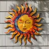 Colgantes y adornos de decoración de pared de hierro forjado transfronterizos, artesanías de metal, venta directa del fabricante, siluetas cortadas con láser y pintadas con UV