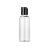 Botella redonda de 80 ml botella cuadrada octogonal con tapa qianchu tapa abatible agua de rosas pura loción para manos desinfectante de manos botella vacía de PET dividida