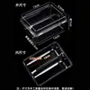 Caja para empacar sándwiches compartimento de plástico transparente dividido sándwich para hornear embalaje desechable caja para pasteles envío gratis