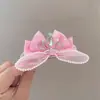 Tiara de Corona de Princesa Pasador de Pelo con Lazo Infantil Pinza Superior Pasador Súper de Hada Accesorios para el Cabello de Niñas Accesorios de Moda Lindos