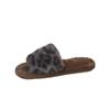 Pantuflas de piel cálida para mujer, estilo retro europeo y americano, para comercio exterior transfronterizo, otoño e invierno.