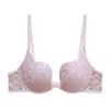 Novo Sutiã Sem Marcas de Desfiamento em U para Tamanhos Grandes Push-up Anti-flacidez Decote em V Profundo Com Bojo Fino Roupa Íntima para Mulheres