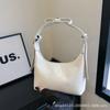 Bolso Pequeño de Hombro Estilo Coreano con Lazo 2024 Nueva Moda Lujo Ligero para Viajar Bolso de Hombro plateado Bolso de Noche Explosivo