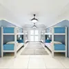Beliche com Estrutura de Ferro Espessada, Beliche para Dormitório Estudantil, Cama para Apartamento de Funcionários, Cama de Solteiro para Canteiro de Obras