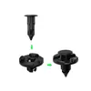 Adecuado para Nissan Subaru Mitsubishi Lexus revestimiento de guardabarros hebilla de guardabarros placa protectora inferior clip de rejilla central
