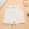 Pantalones de seguridad de verano para niñas, leggings antiluz para niños, pantalones de tres piezas de modal con orejas de mariposa, pantalones cortos para bebé