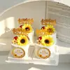 2026 Feliz Día del Maestro Decoración para Pastel Acrílico Topper Girasol Excelente Maestro Inserto